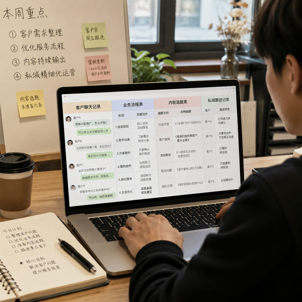 AI工具豆包技巧：别只生成文案，先整理客户问题