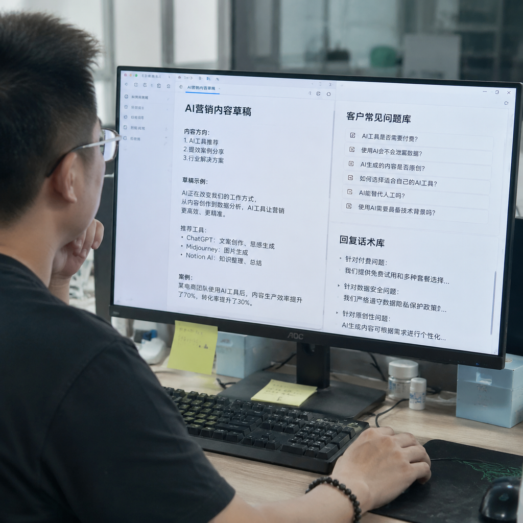 AI营销怎么做,老板先别学工具,先学怎么接客户问题