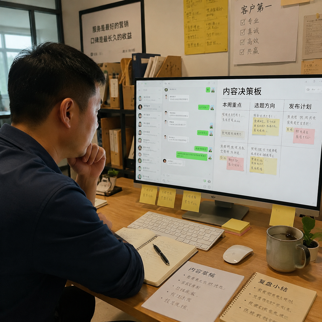 AI内容生产不是拼速度，是让内容真的进客户决策