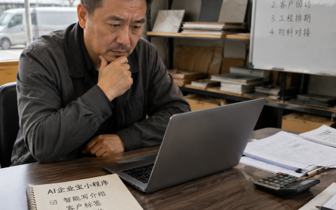 AI企业宝小程序不是工具清单，是业务入口