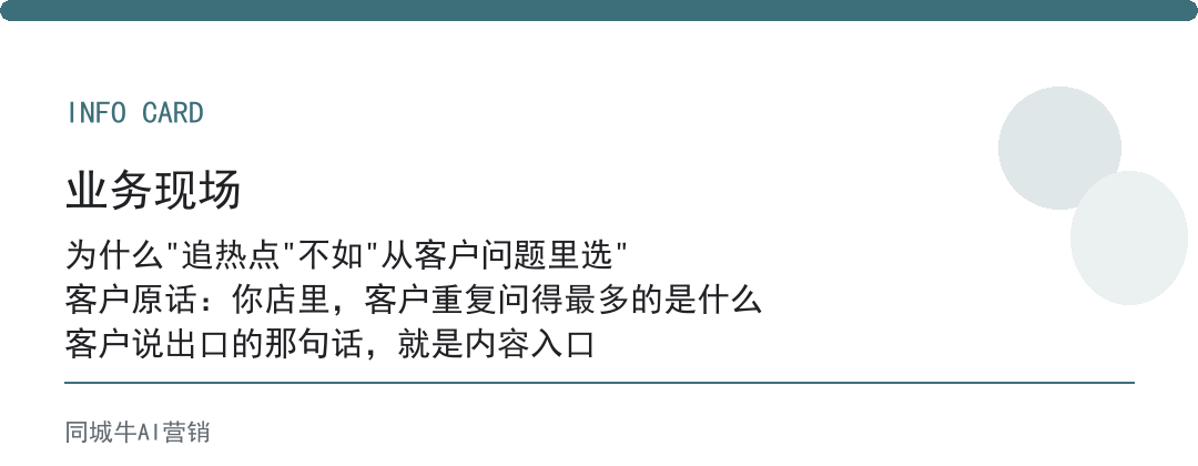 AI创作者工具做选题，别追热点，先从客户重复咨询的问题里选