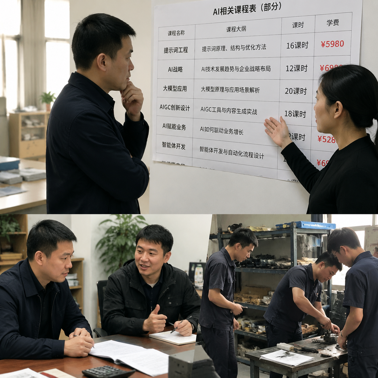 AI培训课程有哪些内容？先看能不能落业务