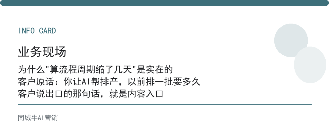 AI提质增效怎么量化？别感觉变快了，算流程周期缩了几天