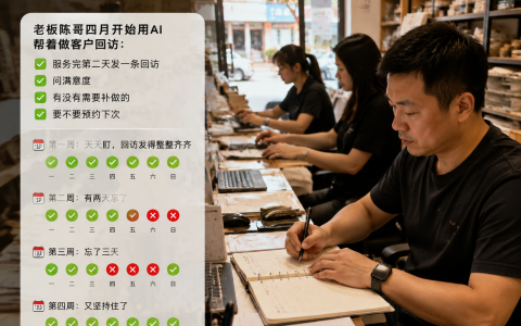 AI行业AI使用落地不难，难在每周坚持