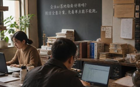 企业ai落地指南好用吗？别信全套方案，先看单点能不能跑
