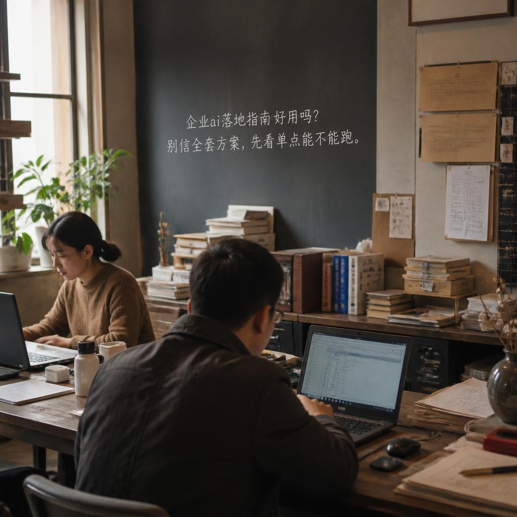 企业ai落地指南好用吗？别信全套方案，先看单点能不能跑