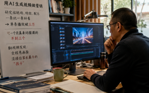 怎么用ai生成视频进行营销，先别追炫，先追转化