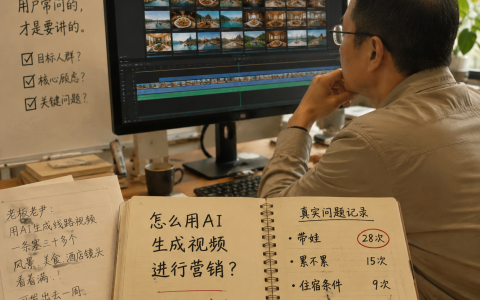 怎么用ai生成视频进行营销，别先堆镜头，先定问题