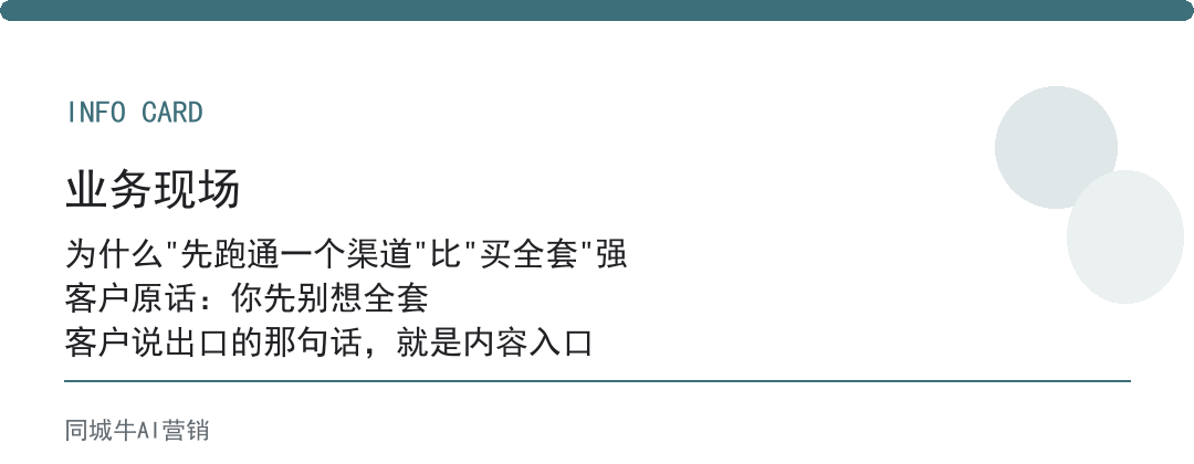 科技AI工具做获客，先别买全套，先选一个渠道跑通进线到成交