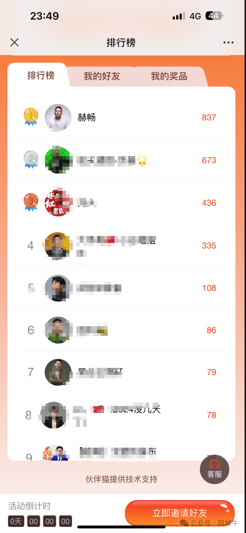 当年活动推广记录